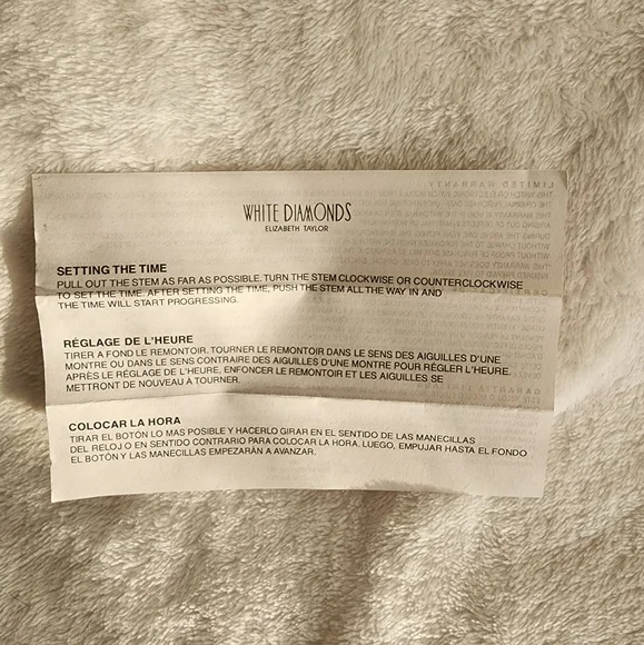 Elizabeth Taylor White Diamonds Watch - Picture 9 of 11